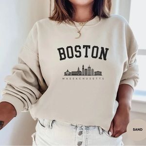 Boston Sweatshirt - Color: Sand - Size: XL